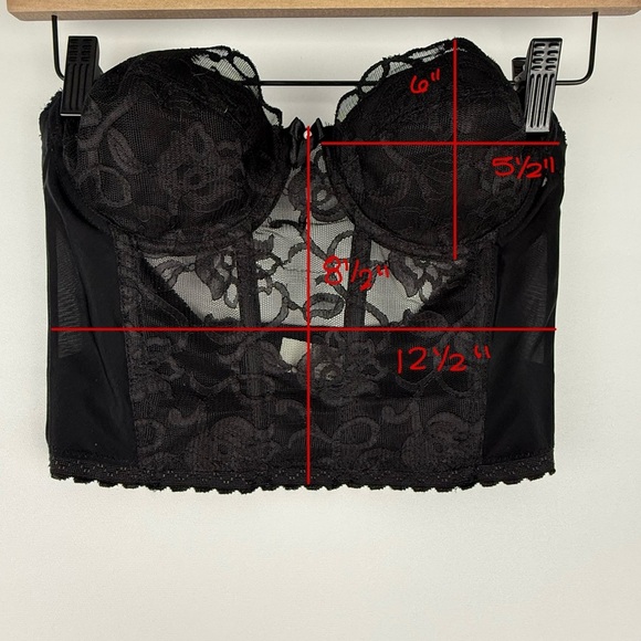 ValMont Black Lace Corset Bustier – 34B – Excellent Condition - Picture 6 of 6